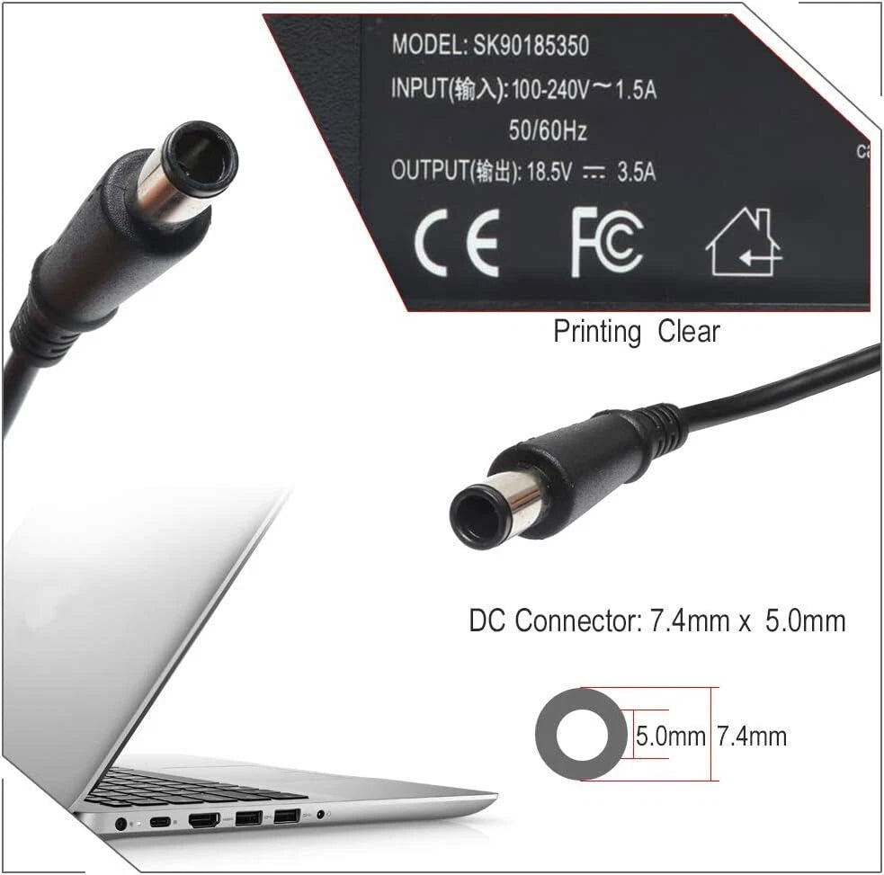 Laptop Charger for HP Compaq Presario CQ57 CQ60 CQ56 CQ61 CQ62 CQ50 CQ45 Adapter