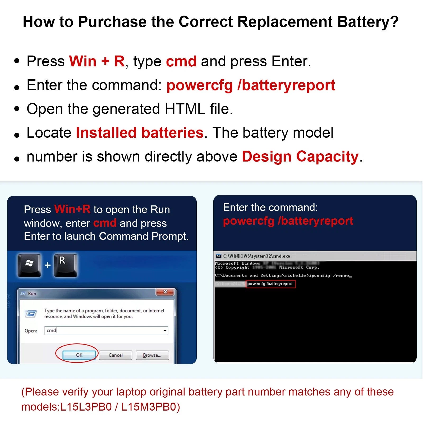 Replace L15L3PB0 Battery For Lenovo IdeaPad L15M3PB0 320S-15ABR 330S-15IKB 52.5W