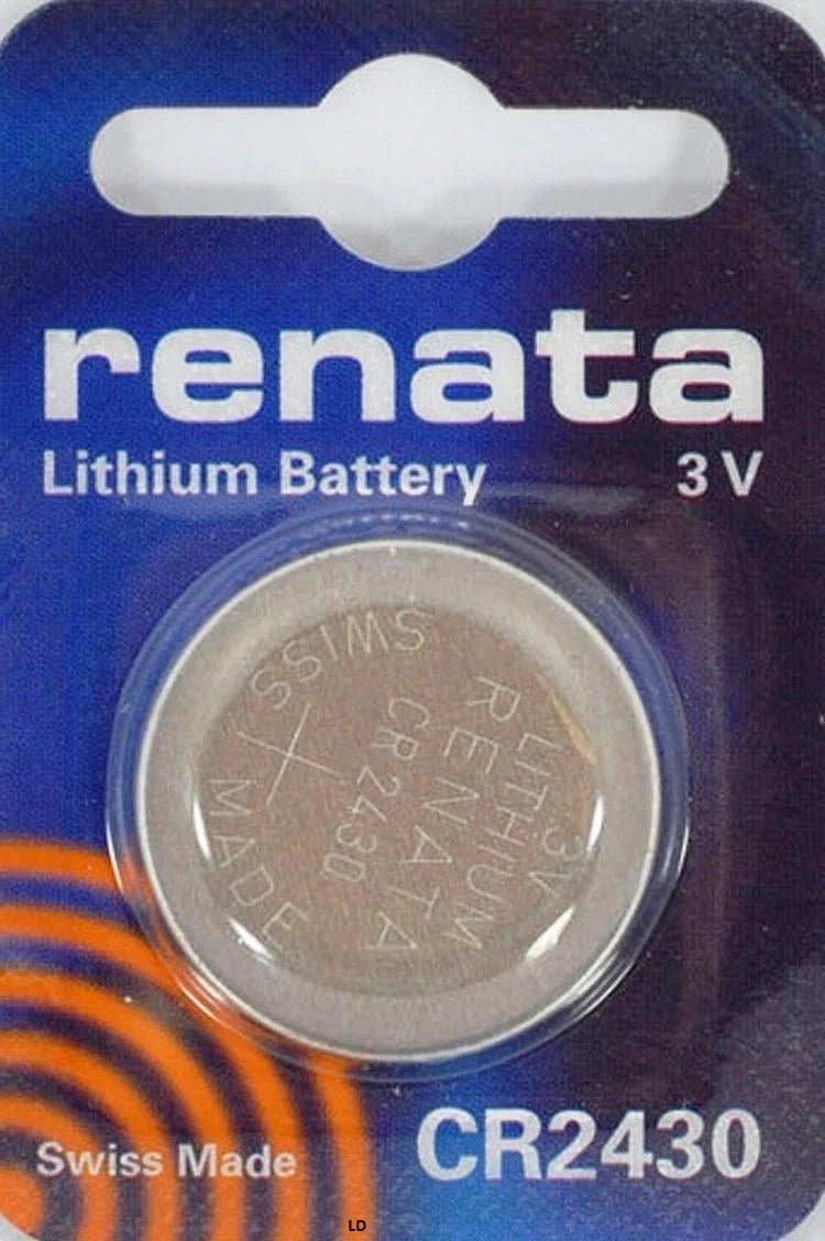 CR2430 RENATA WATCH BATTERIES 2430 (1 piece) New packaging Authorized Seller