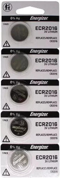 5 NEW ENERGIZER CR2016 CR 2016 BL DL2016 ECR 2016 3v LITHIUM Batteries Exp 2031
