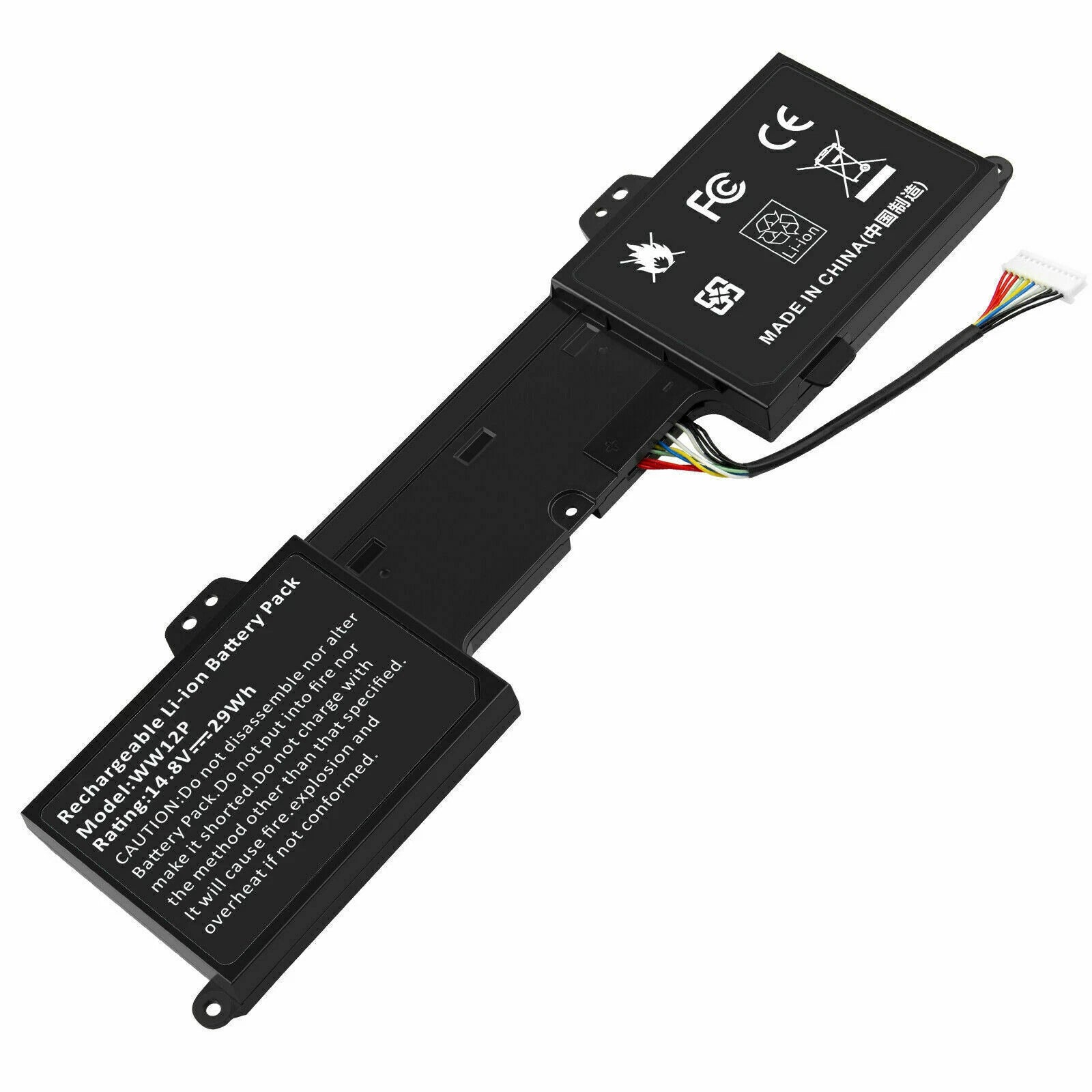 Replacement Battery WW12P For Dell Inspiron Duo 1090 Tablet PC TR2F1 JRYGD 29Wh
