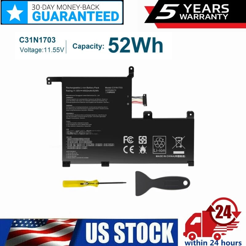 C31N1703 Battery For Asus Zenbook Flip UX561UN Q505UA Q525UA UX561UA Series