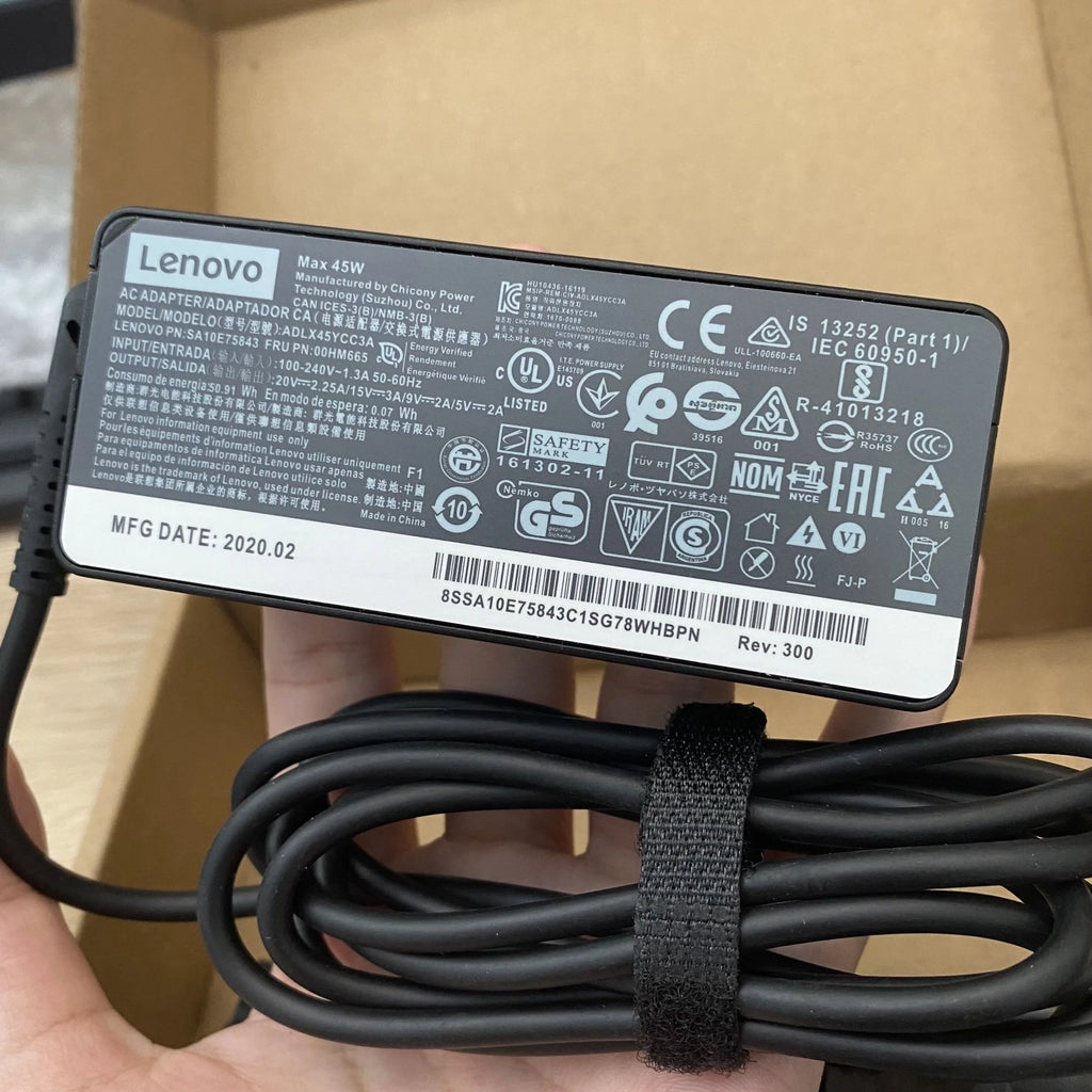 OEM 45W USB-C Power Adapter Charger For Lenovo ThinkPaYoga ADLX45YCC3A 20V 2.25A