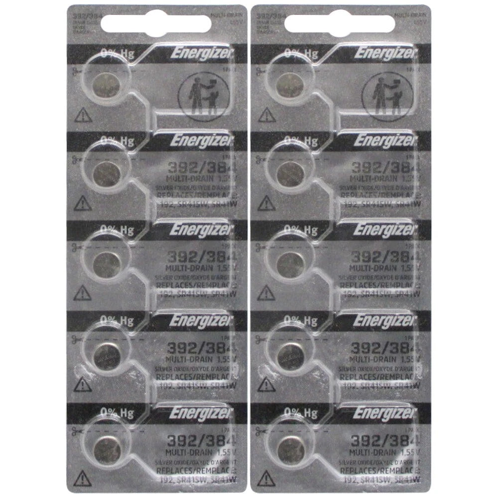 10 392 / 384 SR41W Energizer Watch Batteries