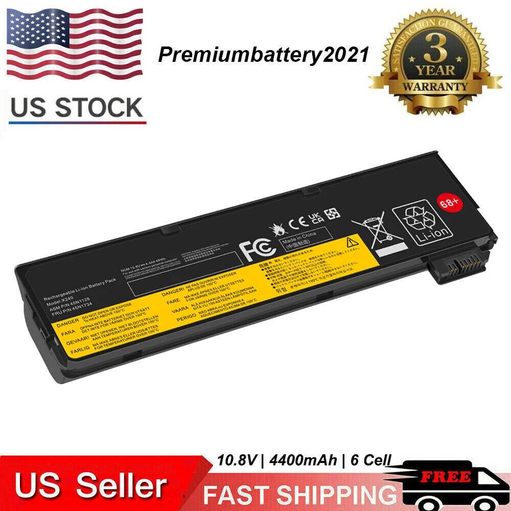 68+ Battery for Lenovo ThinkPad X240 X240S X250 X260 X270 T440 T440S T450 T450S