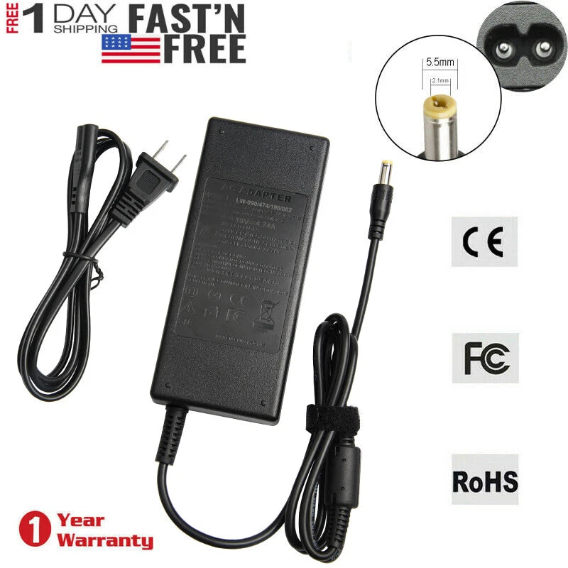 For Toshiba Satellite Laptop AC Adapter Charging Cable C50 C55 C75 Power Supply
