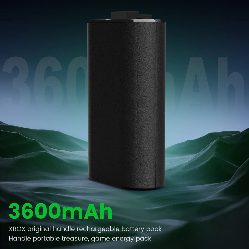 2*Rechargeable Battery Pack For Xbox Series X/S/Xbox One S/X/E+Charging Cable