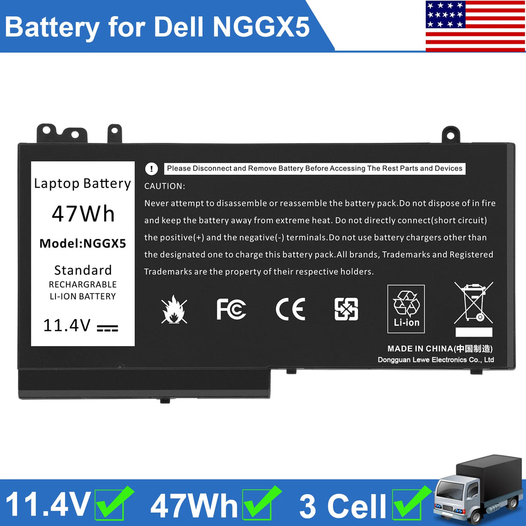 NGGX5 Battery For Dell Latitude E5270 E5470 E5570 P48F P48F001 P48F002 Series