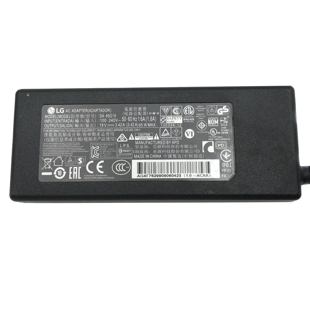 NEW Genuine LG AC Adapter 19V 43MU79 34UM64 34UM69G-B Monitor Power Supply