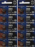 10 Original Renata SR754W Button Batteries (SR48W)