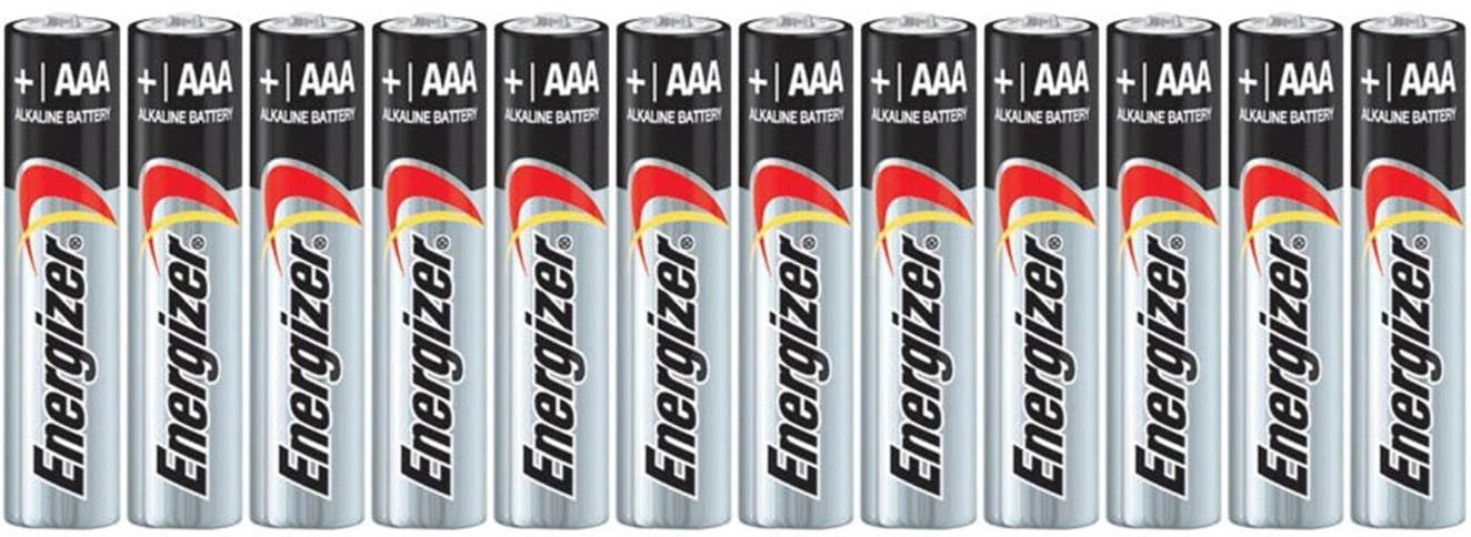 12 Energizer Max E92 AAA 1.5V Alkaline Battery Bulk Made in USA