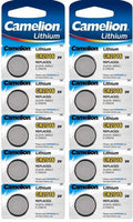 Camelion CR 2016 ECR2016 CR2016 DL 2016 3V Lithium Batteries x 10