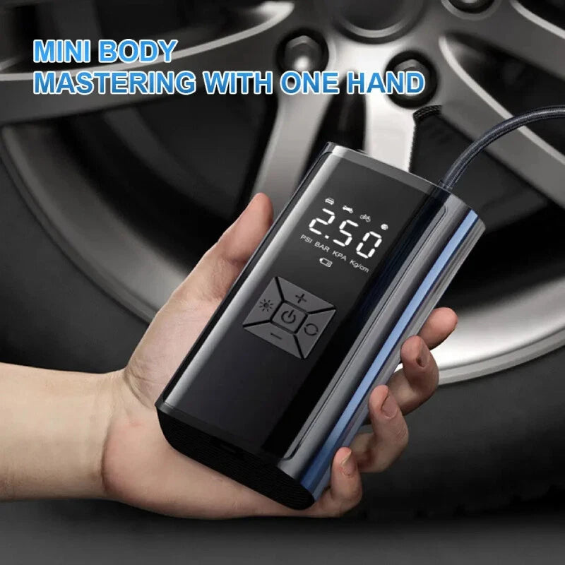 Air Compressor Wireless Inflatable Pump Portable Air Pump Tire Inflator For Car