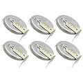 6x CR-2032/HGN 3V Lithium Coin Battery HORZ 3 PC Pins Config Memory