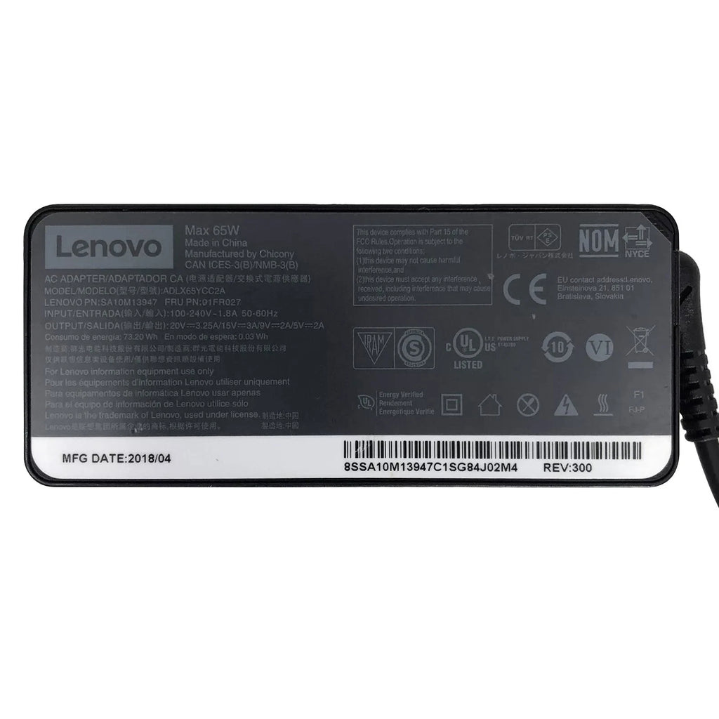 Open Box Original Lenovo USB-C AC Adapter for ThinkPad T14 T14s P14s T15 Laptop