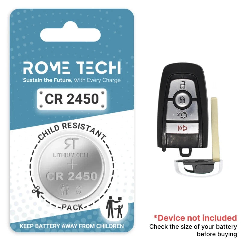 Key Fob Battery Replacement for Ford Explorer 2023 2022 2021 - 1993 1 or 2 Pack