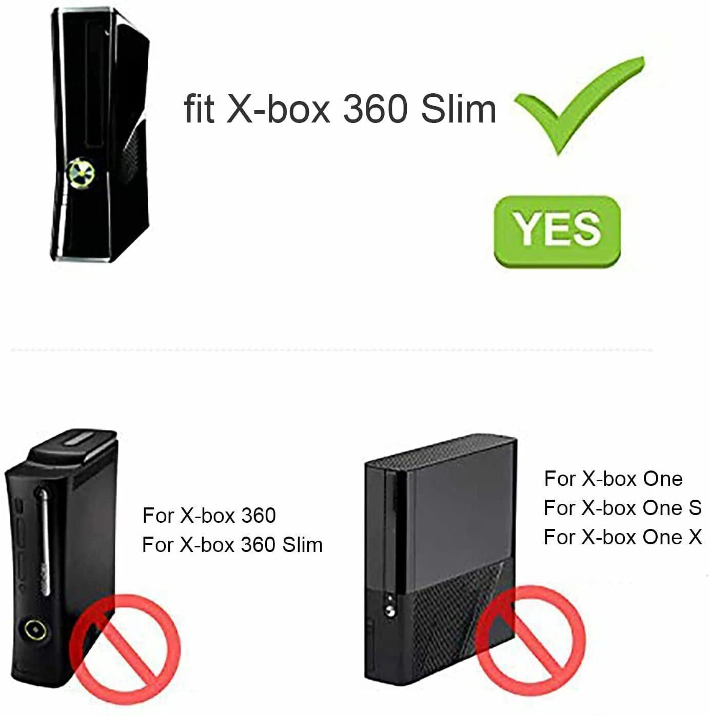 For Xbox 360 Console Brick Power Adapter Supply Charger Xbox 360 Battery Cord