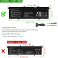??Battery C31N1905 For Asus VivoBook S13 S333 S333JA K533F S15 S533 3ICP5/70/82