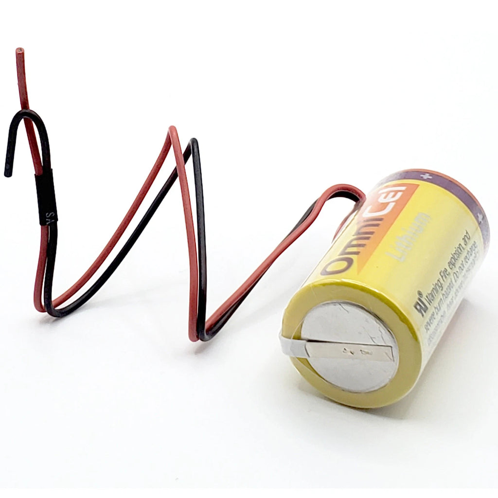 4x OmniCel ER26500 3.6V 8.5Ah Sz C Lithium Battery Wire Leads RFID AMR