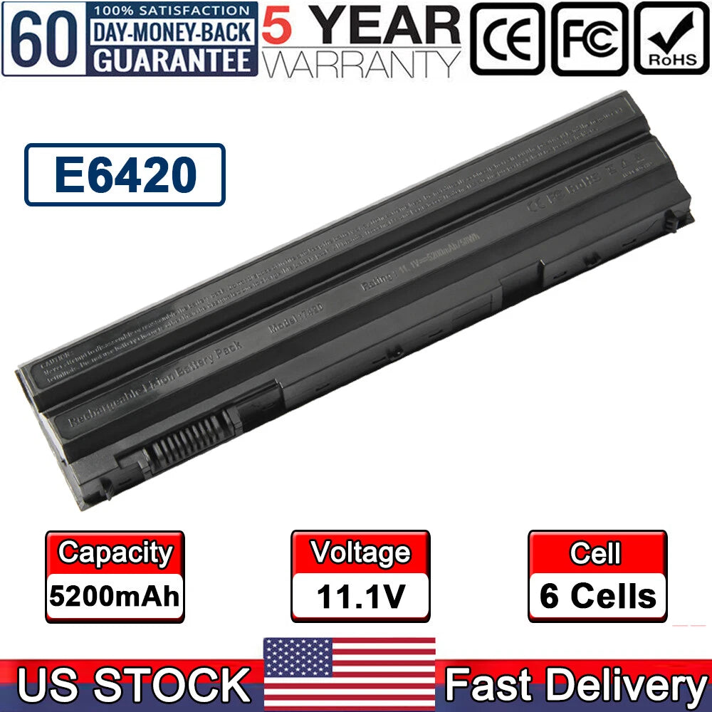 Battery for Dell Latitude E6420 E6540 E6440 71R31 T54F3 T54FJ N3X1D E5430 E6430