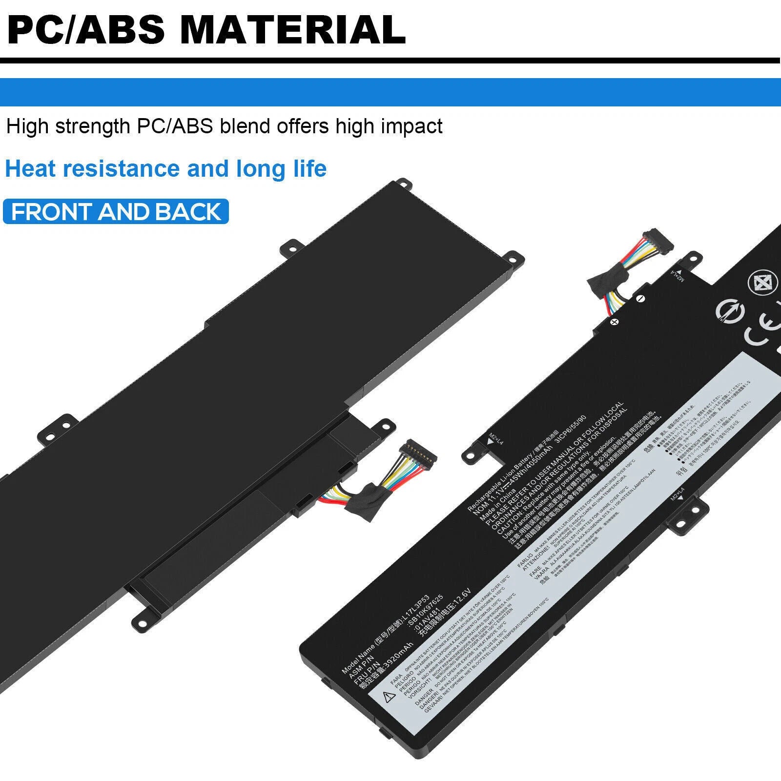 L17C3P53 L17L3P53 11.1V 45Wh Battery For Lenovo ThinkPad L380 S2 Yoga L380 L390