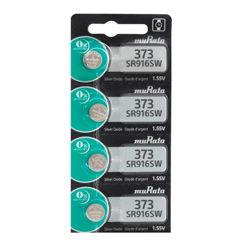 4 Murata Replaces Sony Silver Oxide 373 Batteries Ships from USA