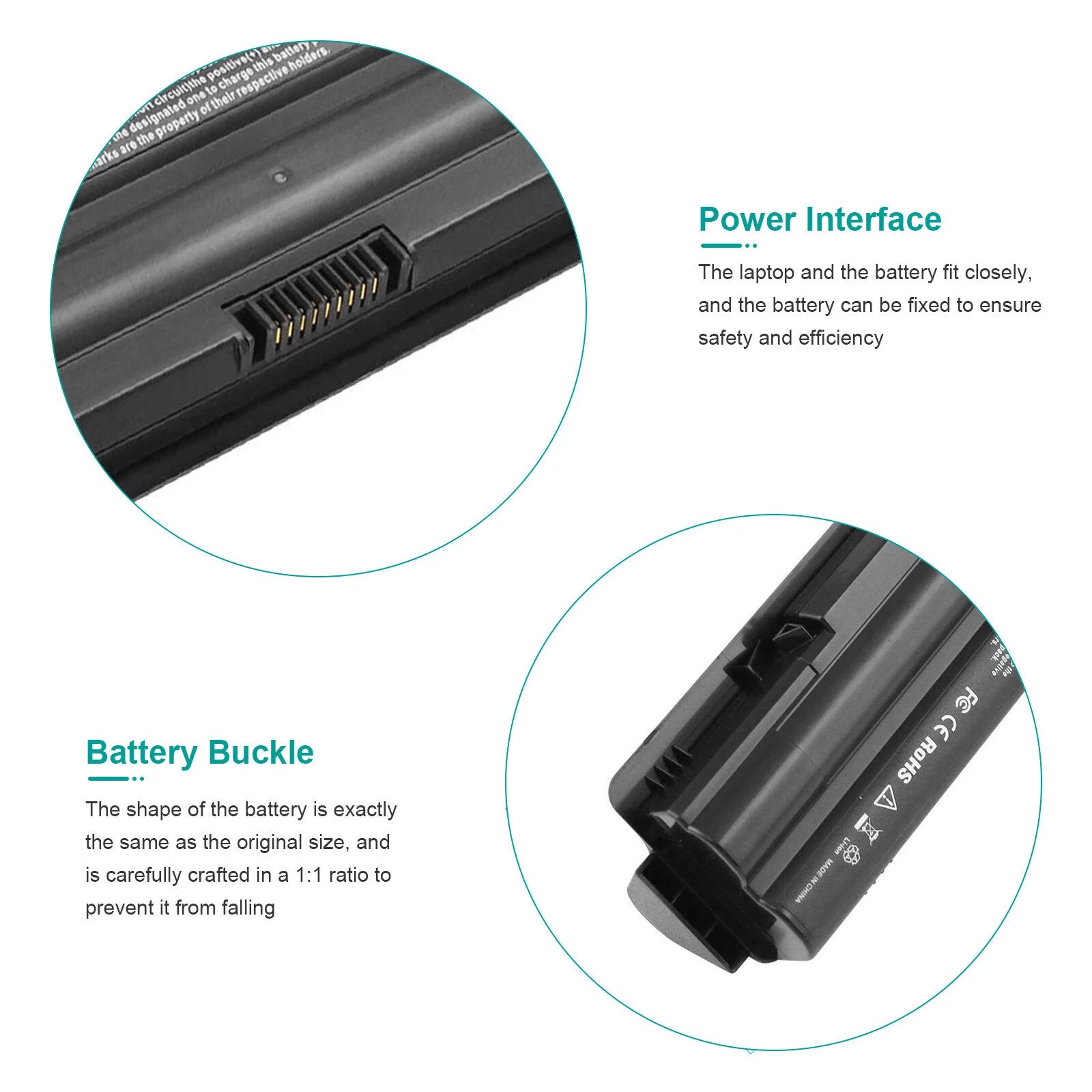 L401X R795X Battery for Dell XPS XPS 17 15 14 L702X L701X L502X L501X 7800mAh US
