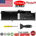 New XCNR3 WY7CG N3KPR 34Wh Battery for Dell Latitude 13 7370 E7370 P63NY P67G