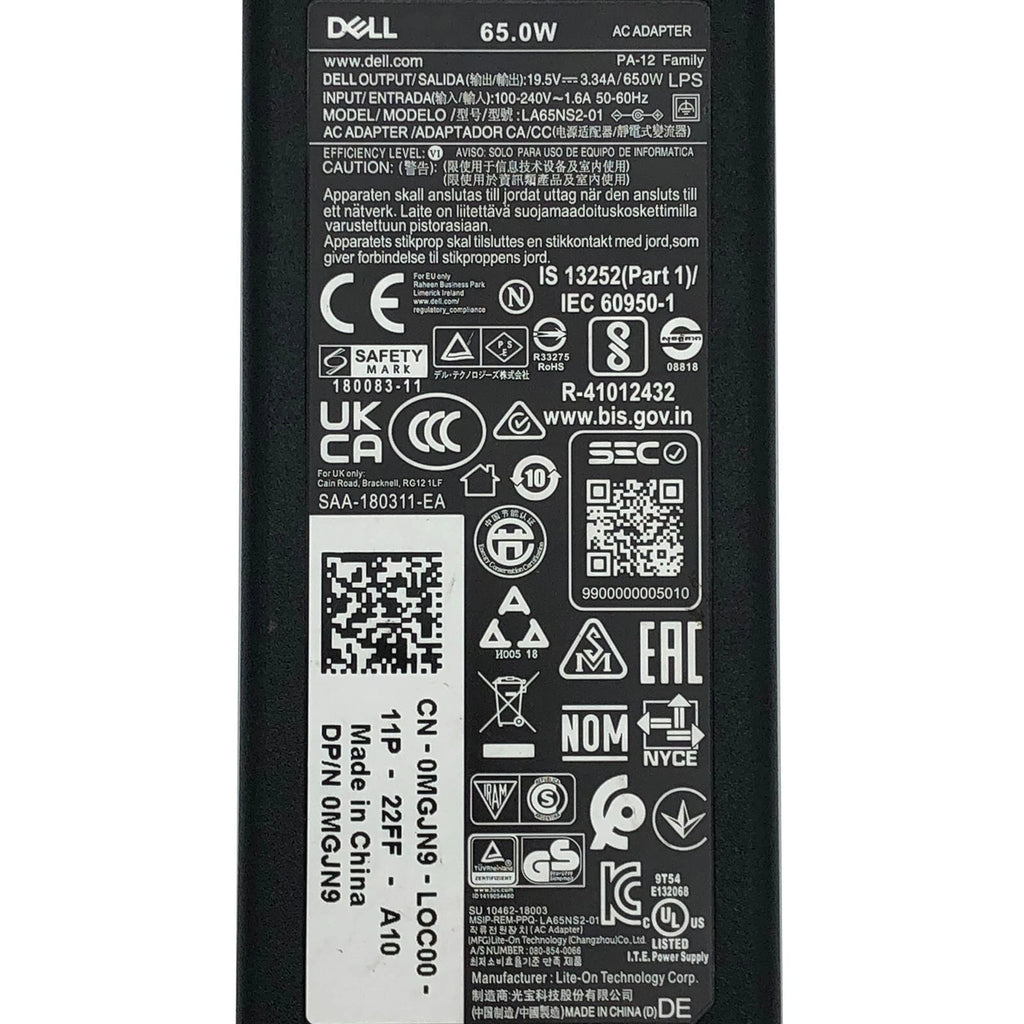NEW Original Dell AC Adapter for D1000 USB 3.0 Dual Video Docking Station 65W