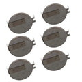 6x CR2032FH2-MFR 3V Lithium Coin Battery HORZ 2-PIN for RTC
