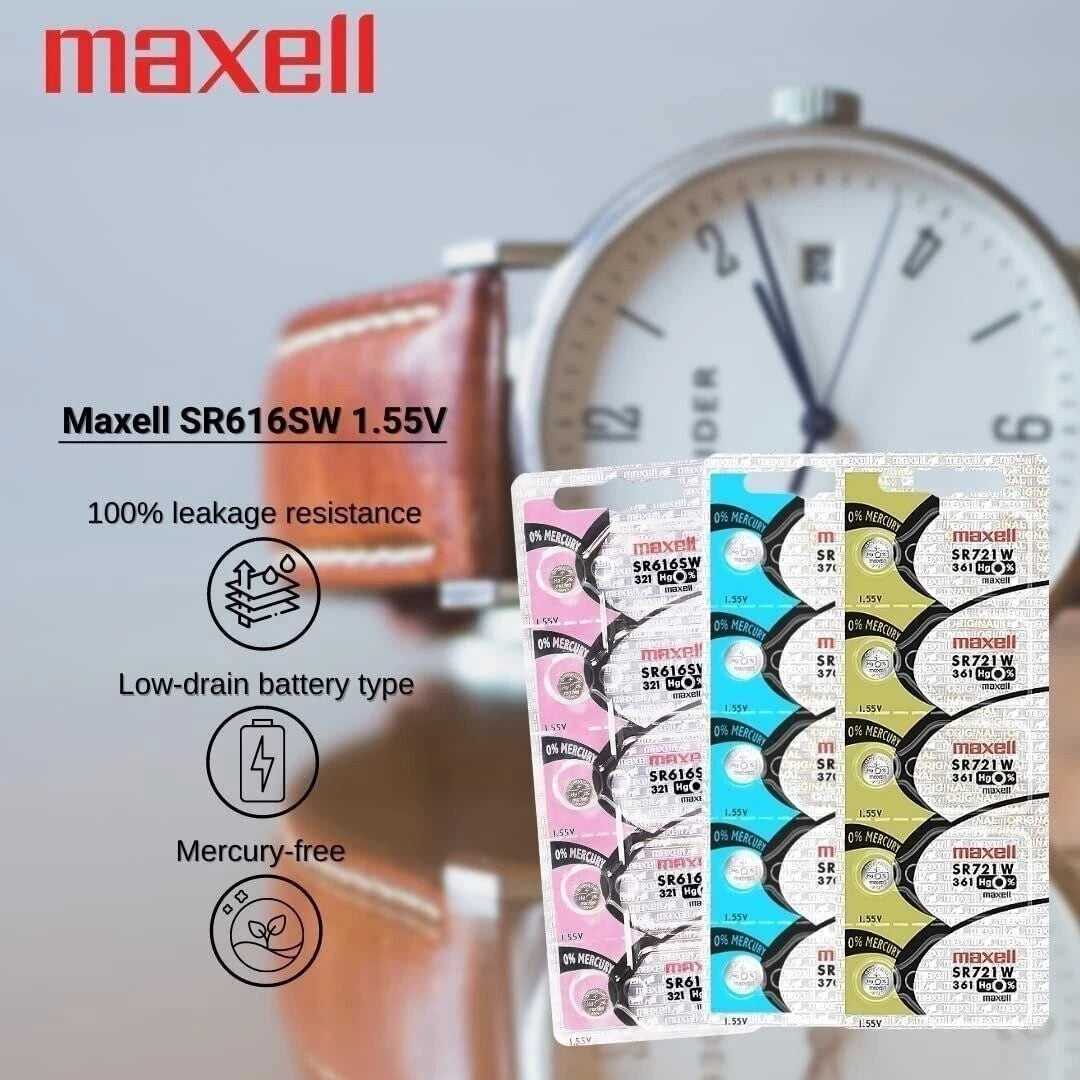 MAXELL SR616SW (321) 1 Silver Oxide Battery