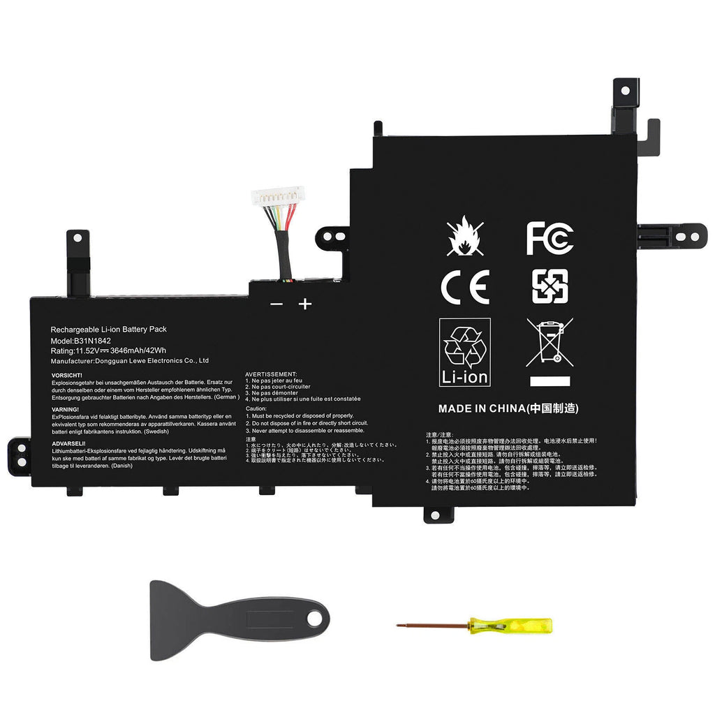 ??42Wh B31N1842 Battery For Asus VivoBook S15 S531FL S531FA K531FA S531FA-BQ028T