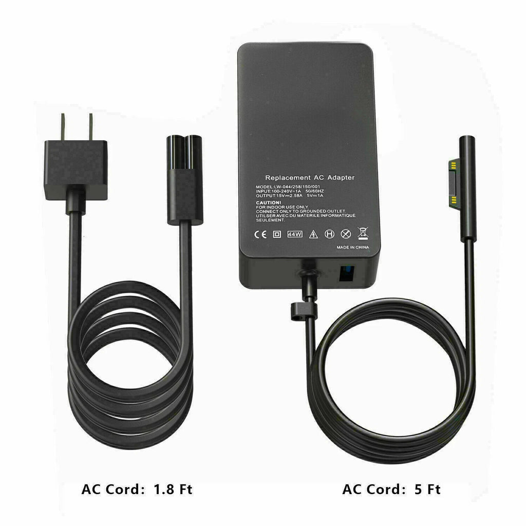 1800 For Microsoft Surface Pro 3 4 5 6 Surface GO BOOK Tablet Charger Adapter