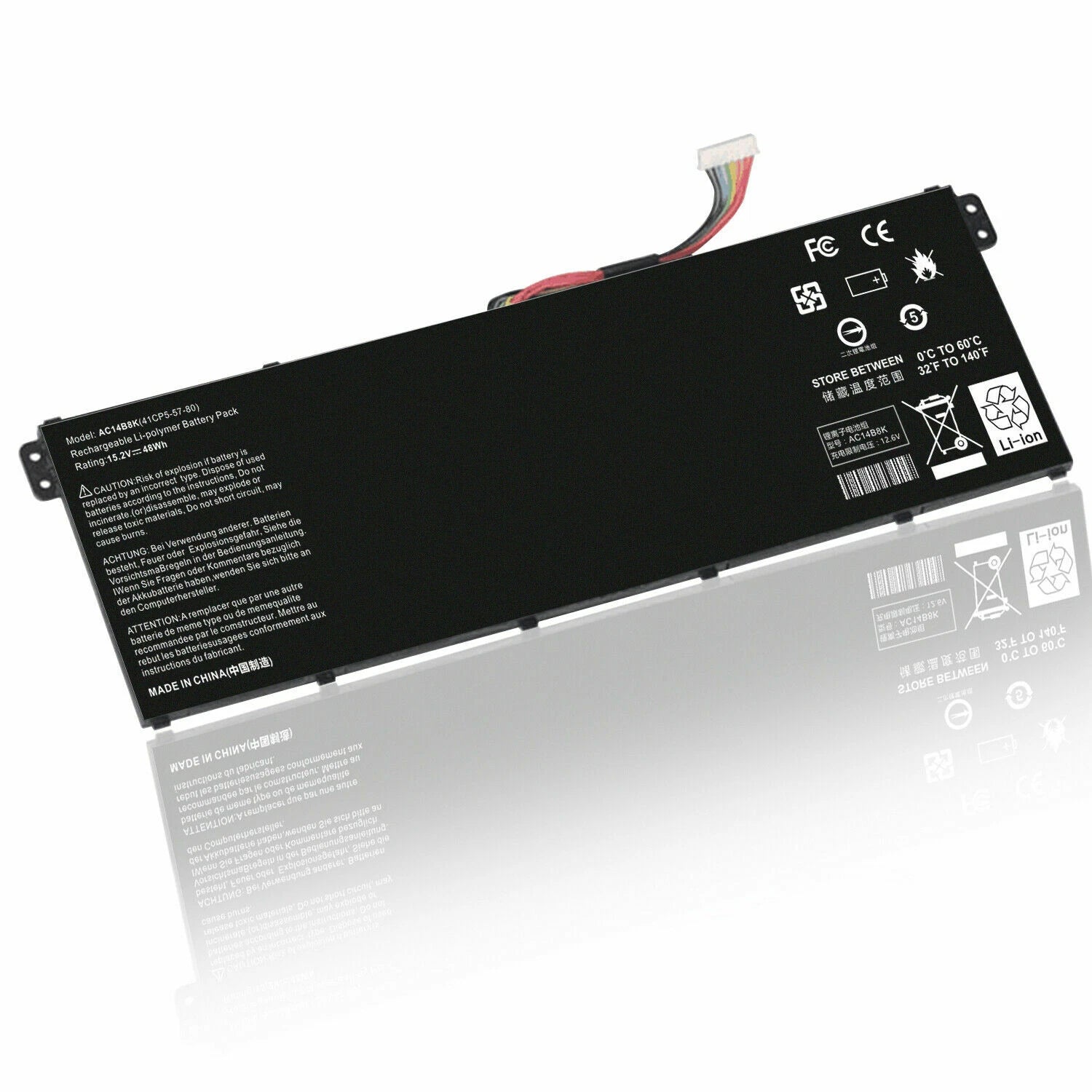 AC14B8K Laptop Battery For Acer Predator Helios G3-571 G3-572 KT.0040G.006 48Wh