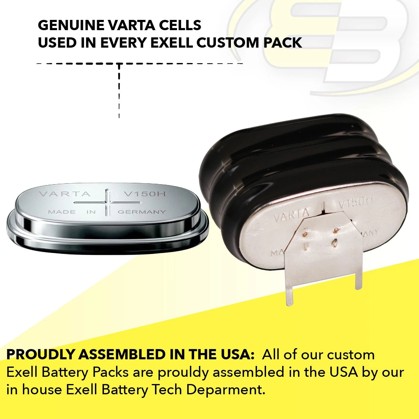 2x 3.6V NiMH 3-Pin Connector Battery Pack Compatible With 3/V150H, 3/V150H-3P