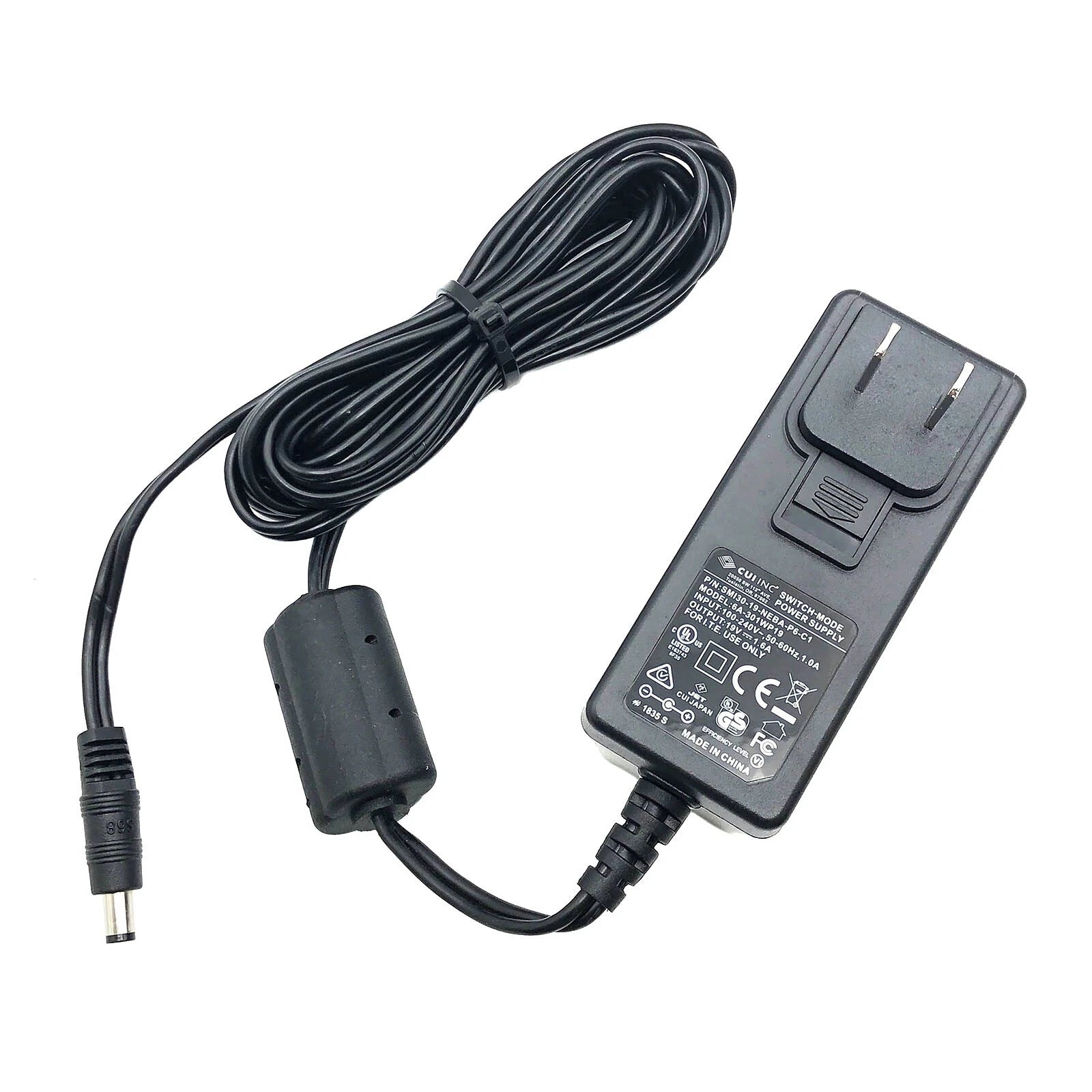 NEW Original CUI Switch-Mode AC Power Adapter SMI30-19-NEBA-P6-C1 Charger 19V
