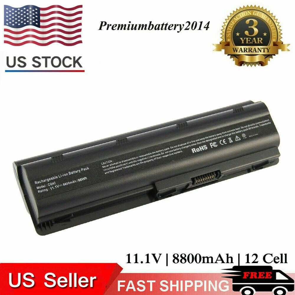 6/9/12Cell Battery for HP Pavilion dm4 dv3 dv5 dv6 G42 G62 G72 dv7 g4 g6 g7 CQ56