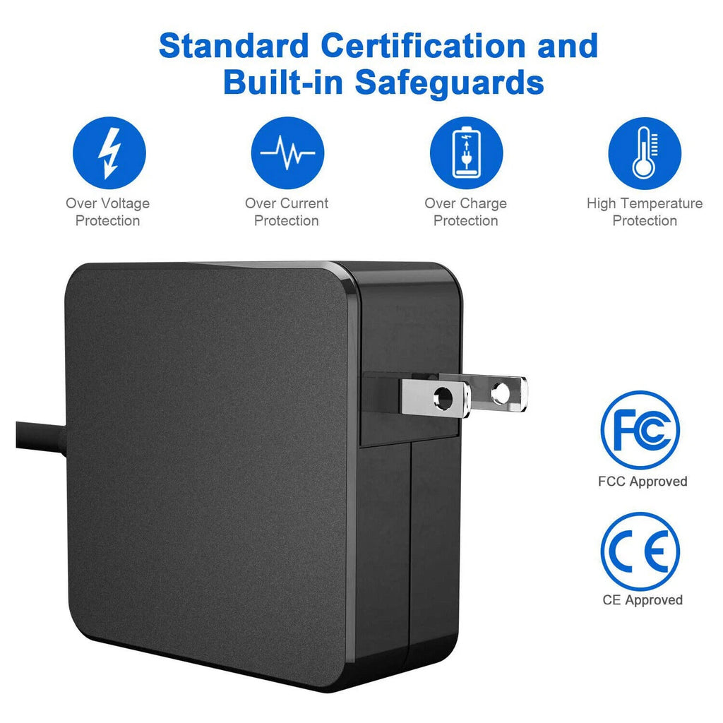 65W Laptop Charger Type USB-C Wall Adapter For Lenovo/Dell/Asus/MacBook Pro Air