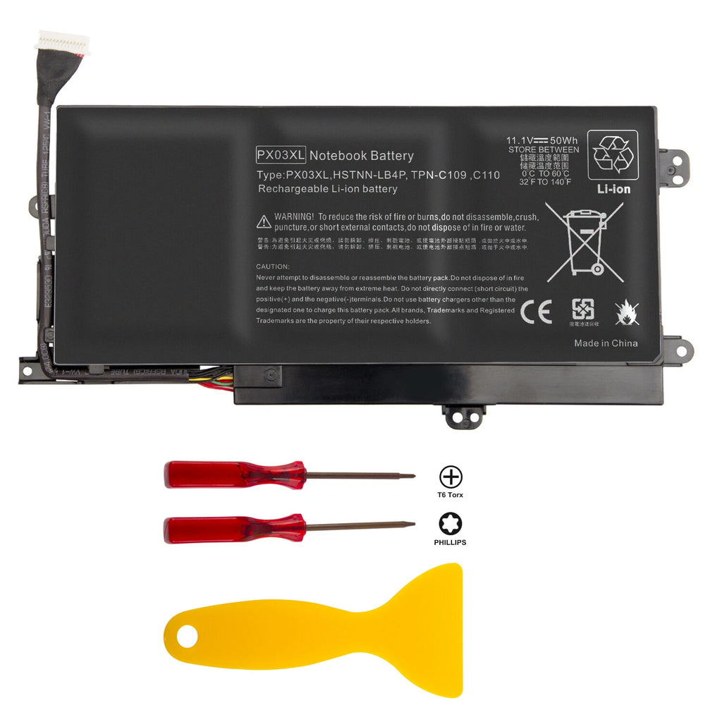 PX03XL Battery for HP Envy 14 Touchsmart M6 M6-k Sleekbook 715050-001 Notebook
