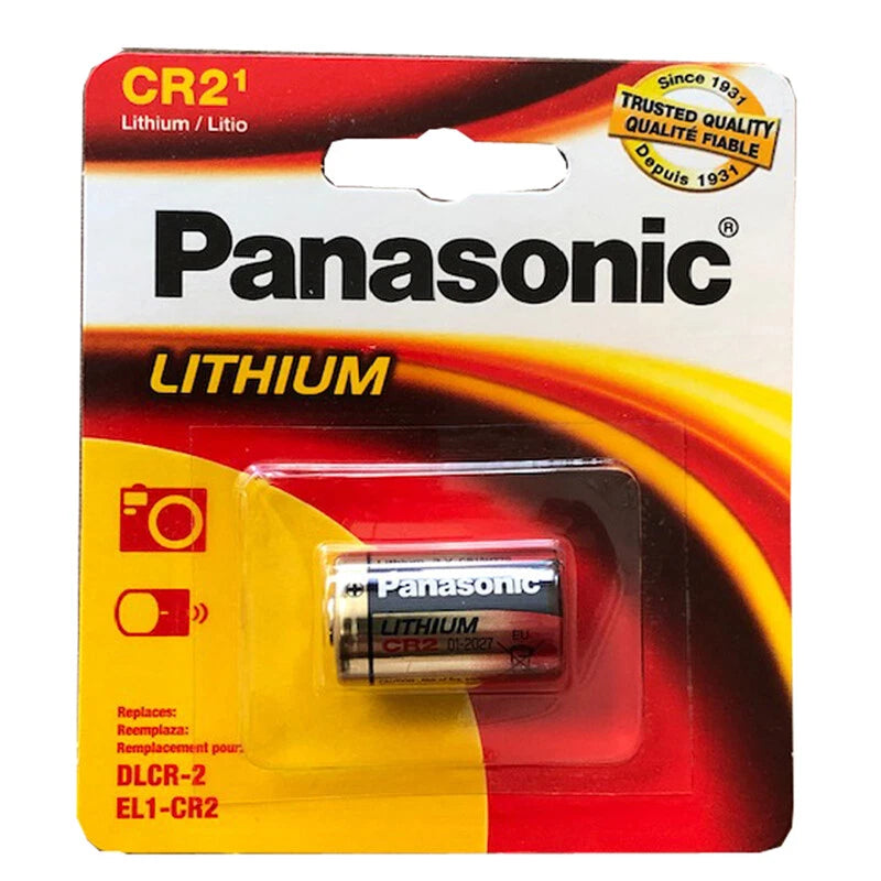 Panasonic CR-2 3V Lithium Battery KCR2, CR2 Long Lasting Battery