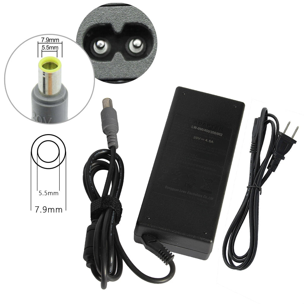 For Lenovo Thinkpad T400s T410s T410i T430 T530 90W 20V AC Power Adapter Charger