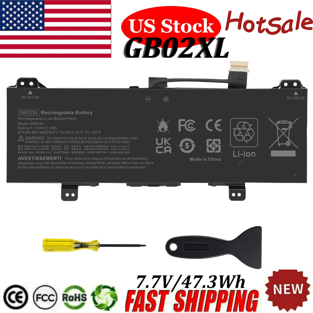 47Wh GB02XL Battery for HP Chromebook 11 G2 EE L42583-005 HSTNN-IB8W L42583-002