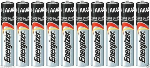 10 Energizer AAAA E96 1.5V Alkaline Batteries Replaces E96,LR8D425,MN2500,MX2500