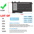 ??LOT OF Battery 3DDDG For Dell Precision M3520 M3530 Latitude E5480 E5490 93FTF