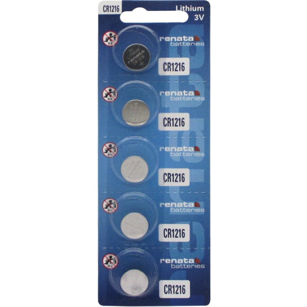 NEW RENATA CR1216 5 Pcs CR 1216 - Cell Batteries