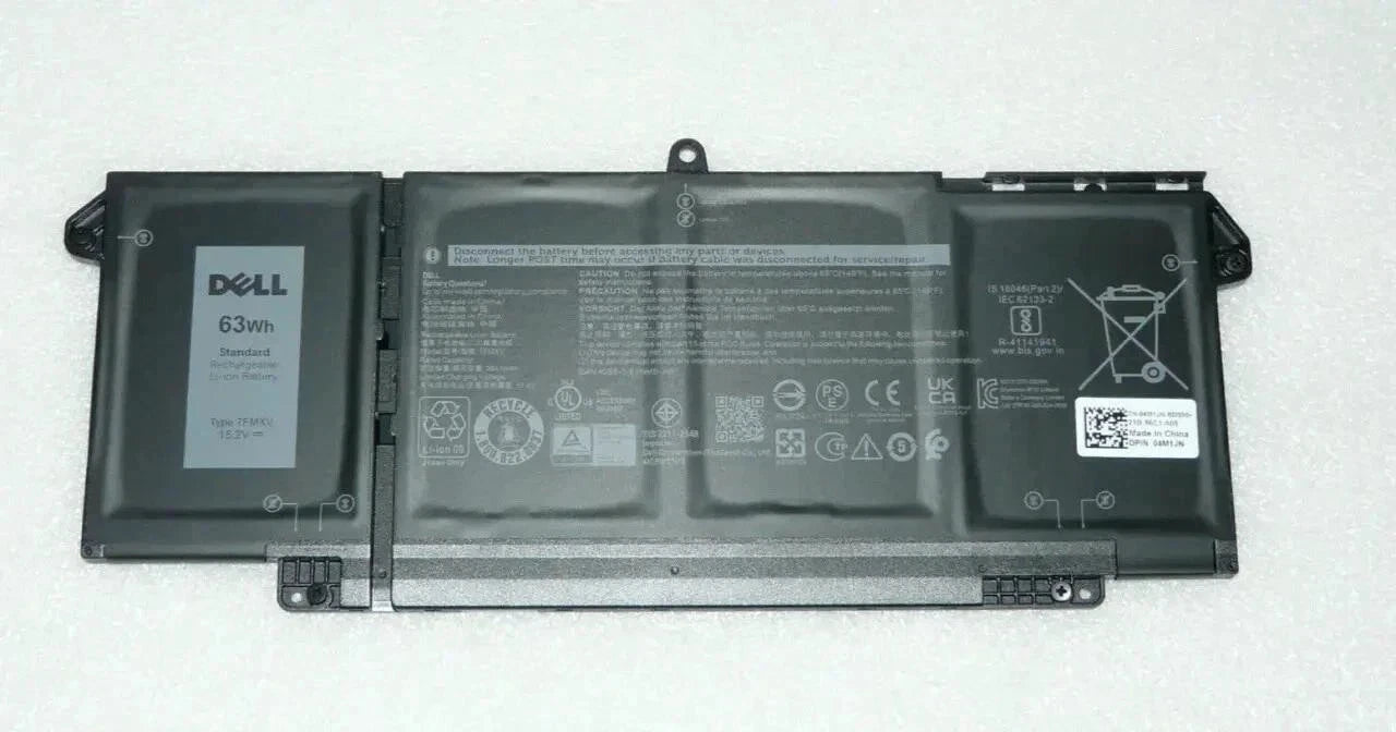 Genuine 7FMXV Battery Dell Latitude 5320 7320 7420 7520 9JM71 TN2GY 4M1JN 63Wh