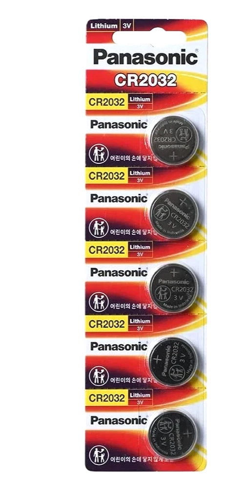 5 pc CARDED PANASONIC CR2016 cr 2016 lithium 3v battery EXP 2034