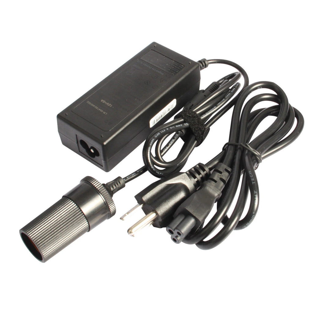 AC To DC Converter 110V To 12V 5A 60W Car Cigarette Lighter Socket Power Adapter