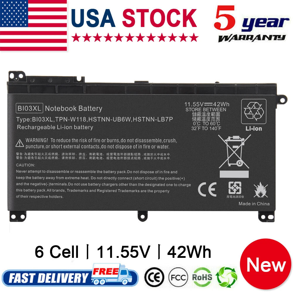 BI03XL Battery for HP Pavilion X360 M3-U001DX M3-U103DX 13-U100TU 843537-541
