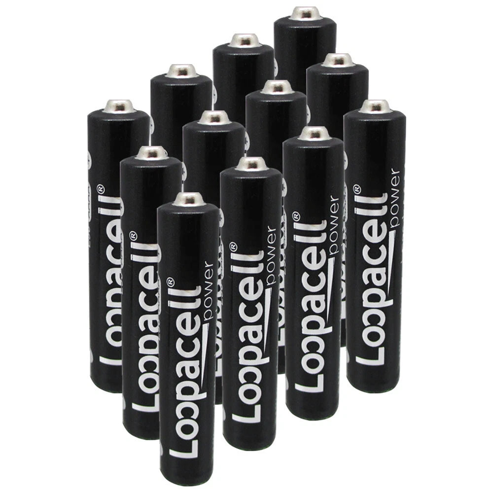 Loopacell AAAA Batteries 1.5V X12